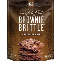 Cookies<Sheila G's Chocolate Chip Brownie Brittle, 5 oz., 12/Carton (SGB01224)