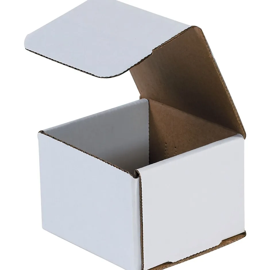 SI Products 4" x 4" x 3" Corrugated Mailers, 50/Bundle (M443)* Corrugated Mailers