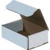SI Products Corrugated Mailers, 6" x 4" x 2", White, 50/Bundle (M642)* Corrugated Mailers