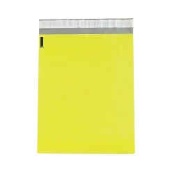 SI Products Peel & Seal Colored Poly Mailer, 14.5" x 19", Yellow, 100/Carton (CPM1419Y)* Poly Mailers
