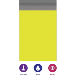 SI Products Peel & Seal Colored Poly Mailer, 14.5