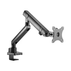 SIIG Aluminum Mechanical Spring Slim Monitor Arm - Single, Up to 32", Black (CE-MT2T12-S1)* Monitor Mounts & Stands