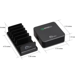 SIIG USB-A/USB-C Charging Kit for Smartphones, Black (AC-PW1714-S1)