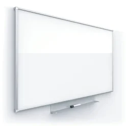 Silhouette™ Total Erase® Dry-Erase Whiteboard, Silver Aluminum Frame, 39"x22' (C3922) Dry Erase