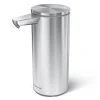 simplehuman Automatic Hand Soap / Sanitizer Dispenser, 266mL., Brushed Steel (ST1082)