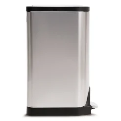 simplehuman Butterfly Step Trash Can, Fingerprint-Proof Stainless Steel, 8 Gallon (CW1824)