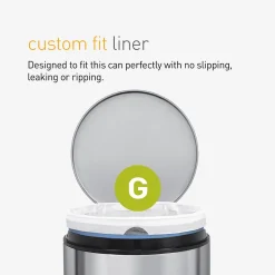 simplehuman Code G -8 Gallon Trash Bag, 6.5