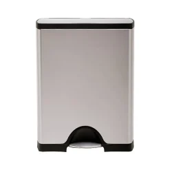 simplehuman Indoor Step Trash Can, Brushed Stainless Steel, 13 Gal. (CW1816)