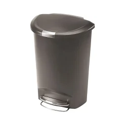 simplehuman Indoor Step Trash Can, Plastic, 13 Gal. (CW1357)