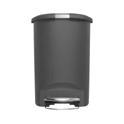 simplehuman Indoor Step Trash Can, Plastic, 13 Gal. (CW1357)