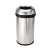 simplehuman Indoor Trash Can with Lid, Brushed Stainless Steel, 16 Gallon (CW1407)