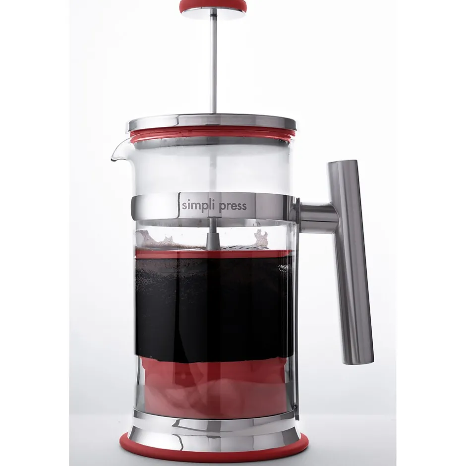 Coffee Makers<Simpli Press 34-Ounce Coffee Press, Red (SIM34ORED)
