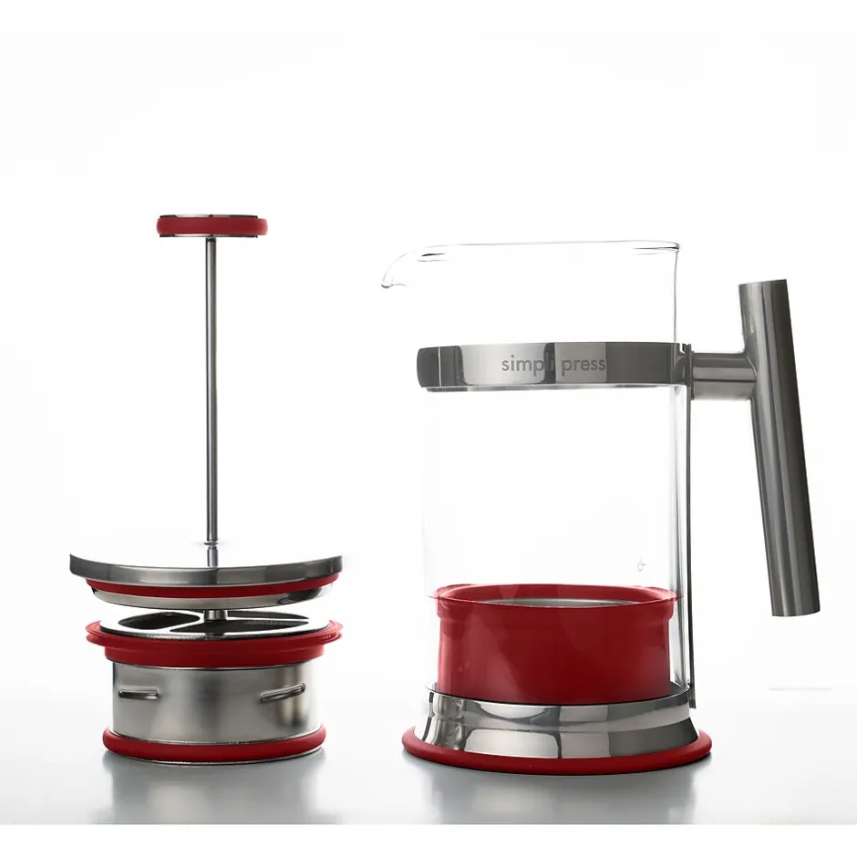 Coffee Makers<Simpli Press 34-Ounce Coffee Press, Red (SIM34ORED)