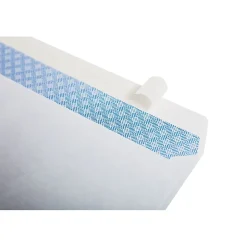 Simply QuickStrip Self Seal Security Tinted #10 Envelope, 4 1/8" x 9 1/2", White, 25/Pack (74049)* Security Tinted