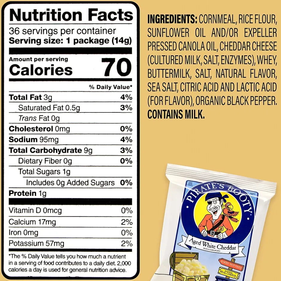 Variety Snack Packs<Skinny Pop Variety/Pirate's Booty Aged White Cheddar Bundle (600-04051)