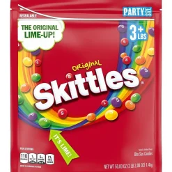 Gummy & Chewy Candy<Skittles Original Fruit Flavored Candy, 50 oz. (WMW28092)