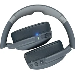 Skullcandy Crusher Evo Sensory Bass Wireless Over-Ear Headphones with Microphone, Bluetooth, Chill Gray (S6EVW-N744)