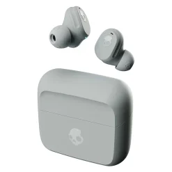 Skullcandy Mod True Wireless Earbuds with Microphone & Charging Case, Bluetooth, Light Gray (S2FYW-P751)