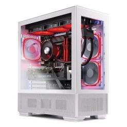 Skytech Gaming Skytech Azure 2 Gaming Desktop, AMD Ryzen 7-5700, 16GB RAM, 1TB SSD, NVIDIA RTX3050 Graphics, White* Gaming Desktops