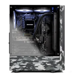 Skytech Gaming Skytech Ghost Gaming Desktop, Intel Core i5-13400F, 16GB RAM, 1TB SSD, Intel Arc A580 Graphics, Windows 11, White Camo* Gaming Desktops