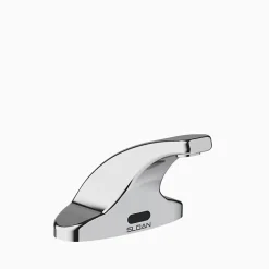 Faucets<Sloan Touchless Battery-Powered Deck-Mounted Mid Integrated Base Body Faucet Polished Chrome (3362119)