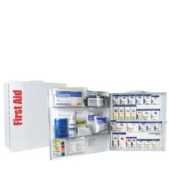 First Aid Kits<SmartCompliance Food Service First Aid Cabinet, ANSI Class B, 100 People, 337 Pieces (91379)