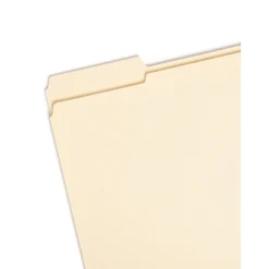 Smead 100% File Folder, Reinforced 1/3-Cut Tab, Letter Size, Manila, 100/Box (10347) Sale