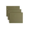 Smead 100% Recycled Hanging File Folders, 1/5-Cut Adjustable Tab, Letter Size, Standard Green, 25/Box (65001) Sale