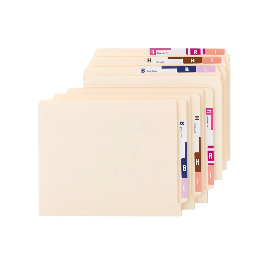 Smead AlphaZ ACCS Color-Coded Labels, A-Z Index, Assorted Colors, 2200/Box (67170) Best