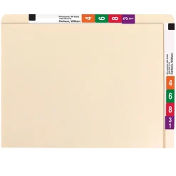 Smead Conversion Top and End-Tab File Folders, Straight-Cut Tabs, Letter Size, Manila, 100/Bx (24190) Online