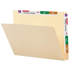 Smead Conversion Top and End-Tab File Folders, Straight-Cut Tabs, Letter Size, Manila, 100/Bx (24190) Online