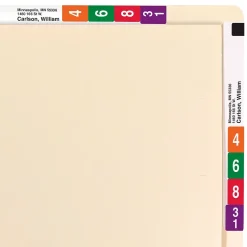 Smead Conversion Top and End-Tab File Folders, Straight-Cut Tabs, Letter Size, Manila, 100/Bx (24190) Online