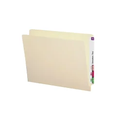 Smead End Tab File Folder, Shelf-Master Reinforced Straight-Cut Tab, Letter Size, Manila, 50/Box (24210) Discount