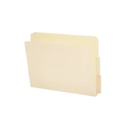 Smead End Tab File Folder, Shelf-Master Reinforced 1/3-Cut Tab, Letter Size, Manila, 100/Box (24134) Clearance
