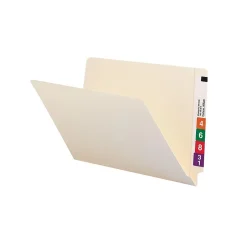 Smead End Tab File Folder, Shelf-Master Reinforced Straight-Cut Tab, Legal Size, Manila, 100/Box (27110) Discount