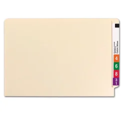 Smead End Tab File Folder, Shelf-Master Reinforced Straight-Cut Tab, Legal Size, Manila, 100/Box (27110) Discount