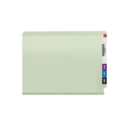 Smead End Tab Pressboard File Folder, Straight-Cut Tab, 2