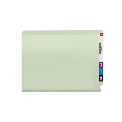 Smead End Tab Pressboard File Folder, Straight-Cut Tab, 2