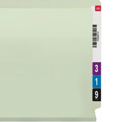 Smead End Tab Pressboard File Folder, Straight-Cut Tab, 2