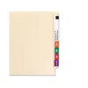 Smead End-Tab File Folders, Reinforced Straight-Cut Tab, 1-1/2" Expansion, Letter Size, Manila, 50/Box (24275) New