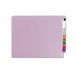 Smead End-Tab File Folders, Shelf-Master Reinforced Straight-Cut Tab, Letter Size, , 100/Bx (25410) Lavender Outlet