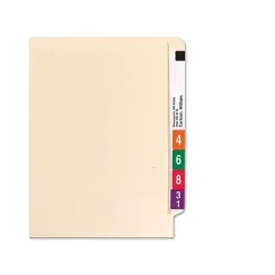 Smead End-Tab File Folders, Straight-Cut Tab, Legal Size, Manila, 100/Box (27100) Online