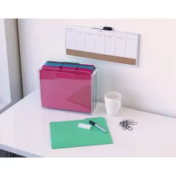 Smead FasTab 10% Recycled Hanging File Folder, 3-Tab, Letter Size, Assorted Colors, 18/Box (64031) Best