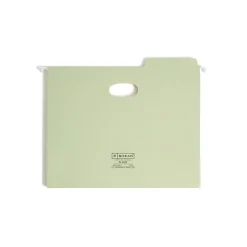 Smead FasTab Hanging File Folders, 1/3-Cut Tab, 3-1/2" Expansion, Letter Size, Moss, 9/Box (64222) Sale