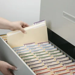 Smead File Folder, 1/3-Cut Tab, Letter Size, Manila, 100/Bx (10338) Outlet