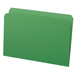 Smead File Folder, Reinforced Straight-Cut Tab, Legal Size, , 100/Box (17110) Green Discount