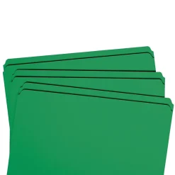 Smead File Folder, Reinforced Straight-Cut Tab, Legal Size, , 100/Box (17110) Green Discount