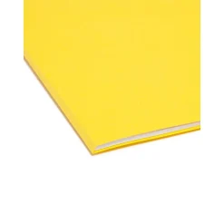 Smead File Folder, Reinforced Straight-Cut Tab, Legal Size, Yellow, 100 per Box (17910) Best
