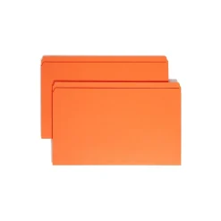 Smead File Folder, Reinforced Straight-Cut Tab, Legal Size, Orange, 100 per Box (17510) Best