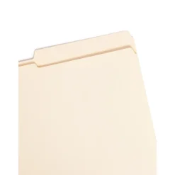 Smead File Folder, Reinforced 2/5-Cut Tab Right Position, Legal Size, Manila, 100/Box (15386) Sale